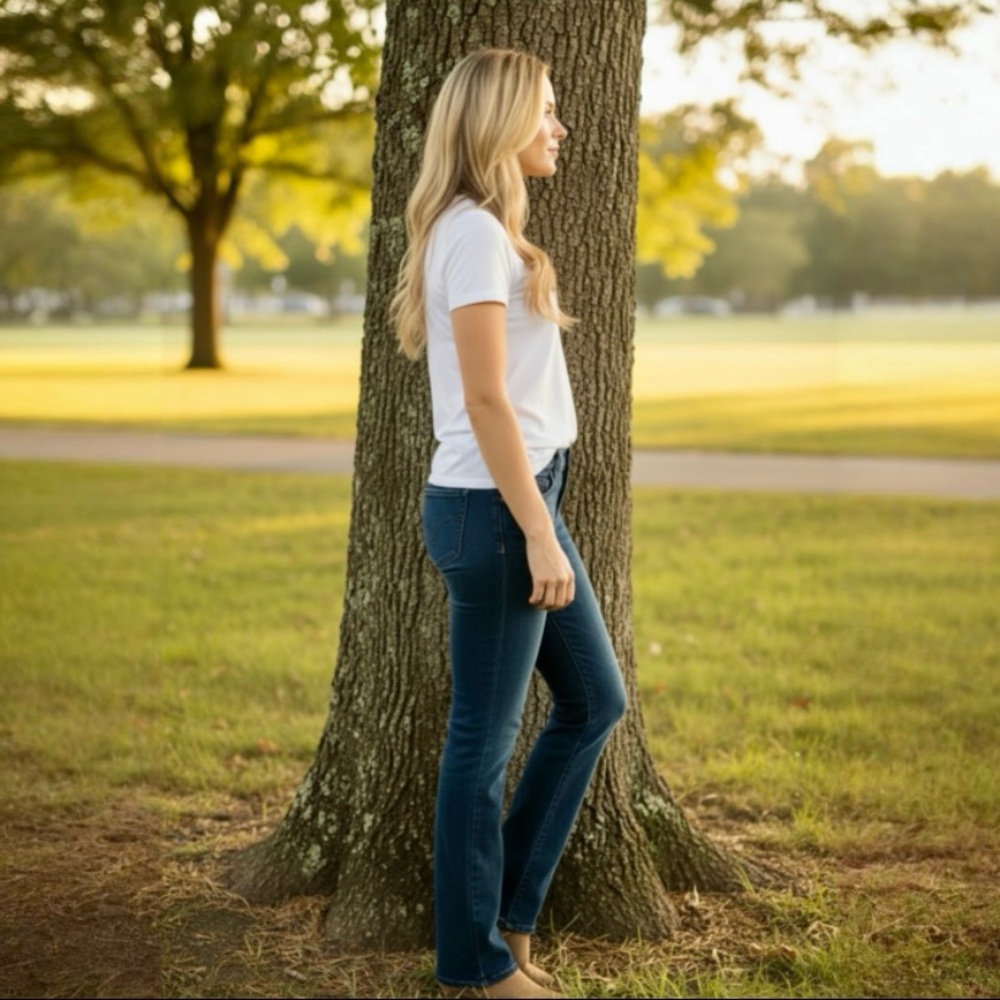 Hudson Signature Low Rise Boot Cut Jeans - Picture 3 of 16